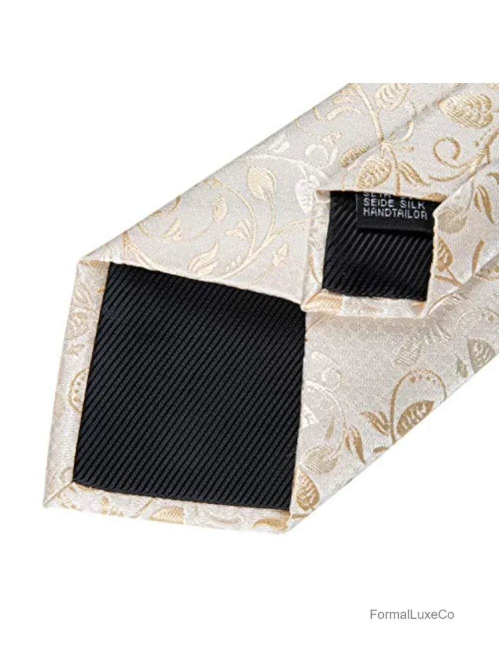 Silk Extra Long Tie Set with Pocket Square & Cufflinks